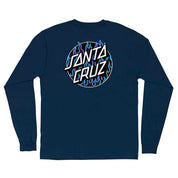 Camibuso Santa Cruz x Thrasher Flame Dot Navy