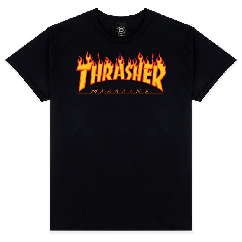 Camiseta Thrasher Flame Black