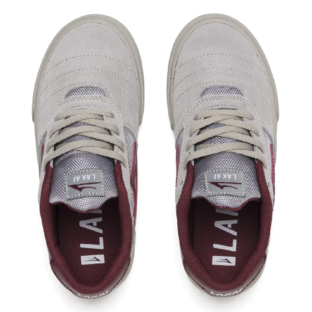 Zapatos Lakai Cambridge Grey Burgundy