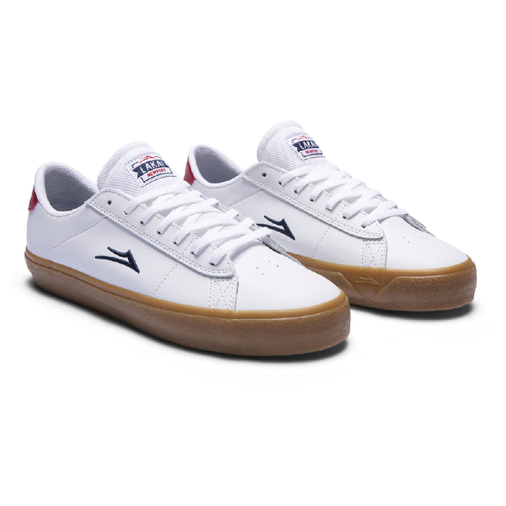 Zapatos Lakai Newport White Gum