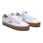 Zapatos Lakai Newport White Gum