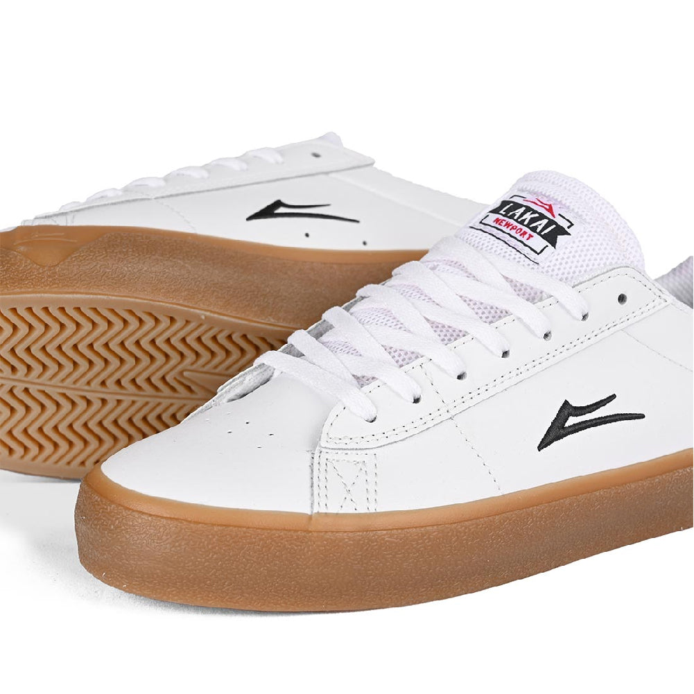 Zapatos Lakai Newport White Gum