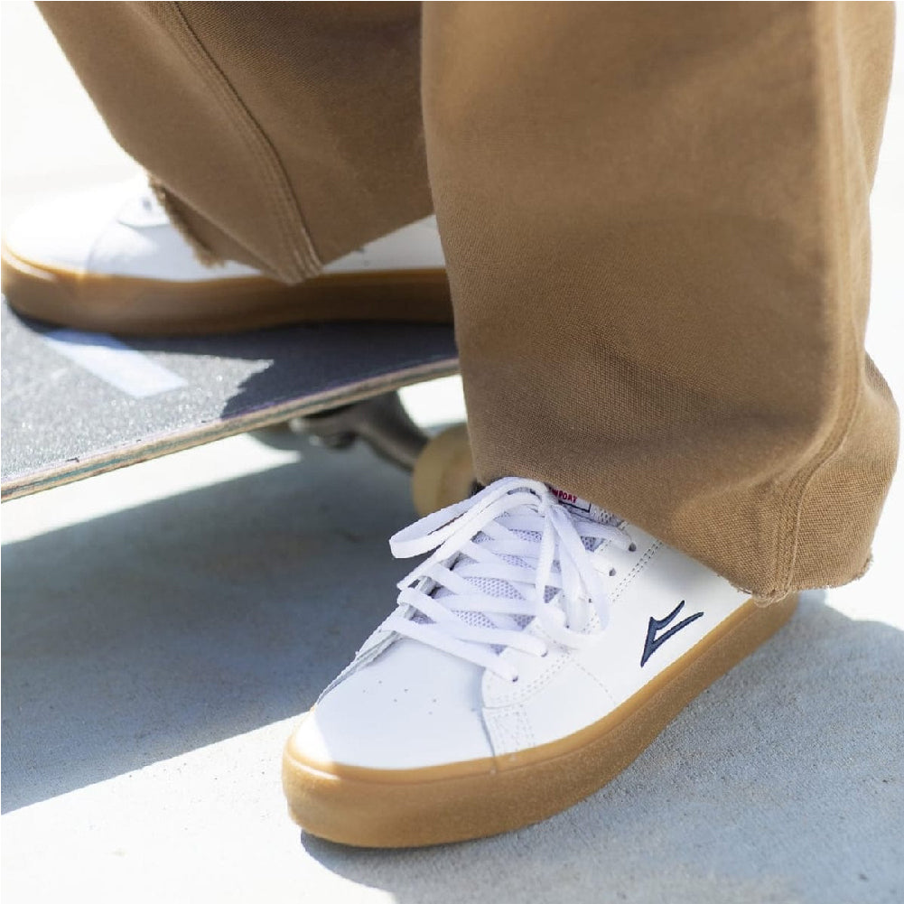 Zapatos Lakai Newport White Gum