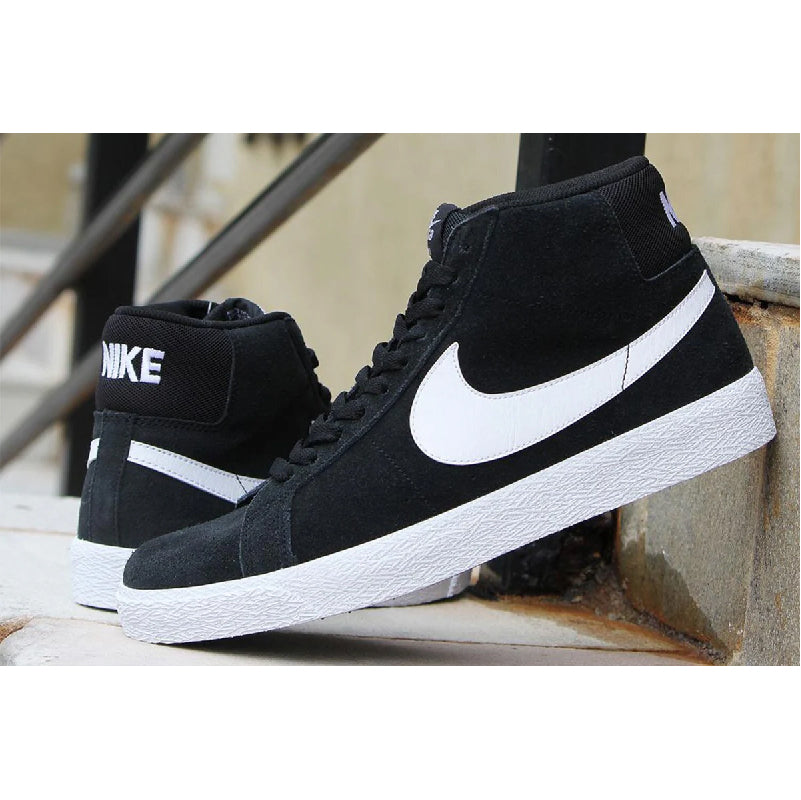 Zapatos Nike SB Blazer Mid Black White