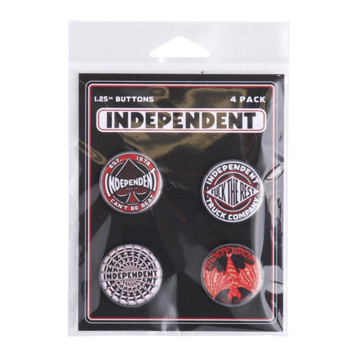 Botones Independent Array 4 Pack Black/Red OS