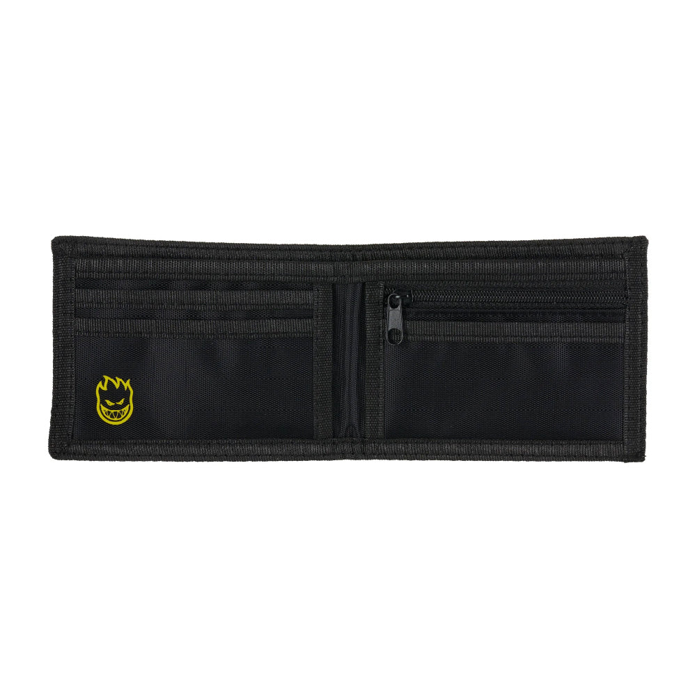 Billetera Spitfire Flames Script Bifold Wallet