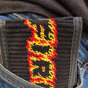 Billetera Spitfire Flames Script Bifold Wallet