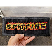Billetera Spitfire Flames Script Bifold Wallet
