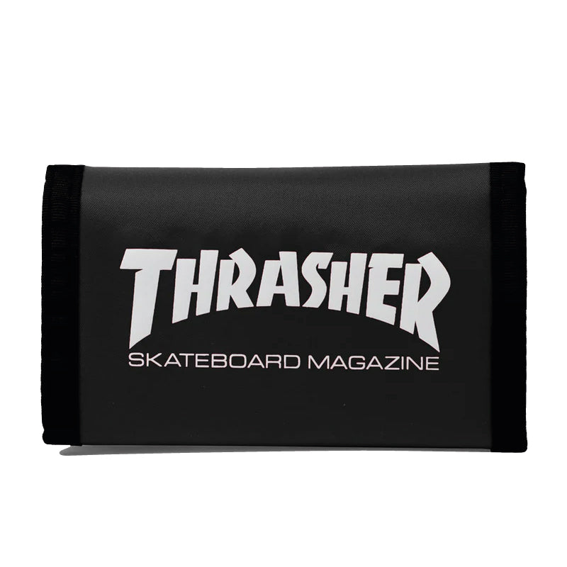 Billetera Thrasher Skatemag Velcro Black