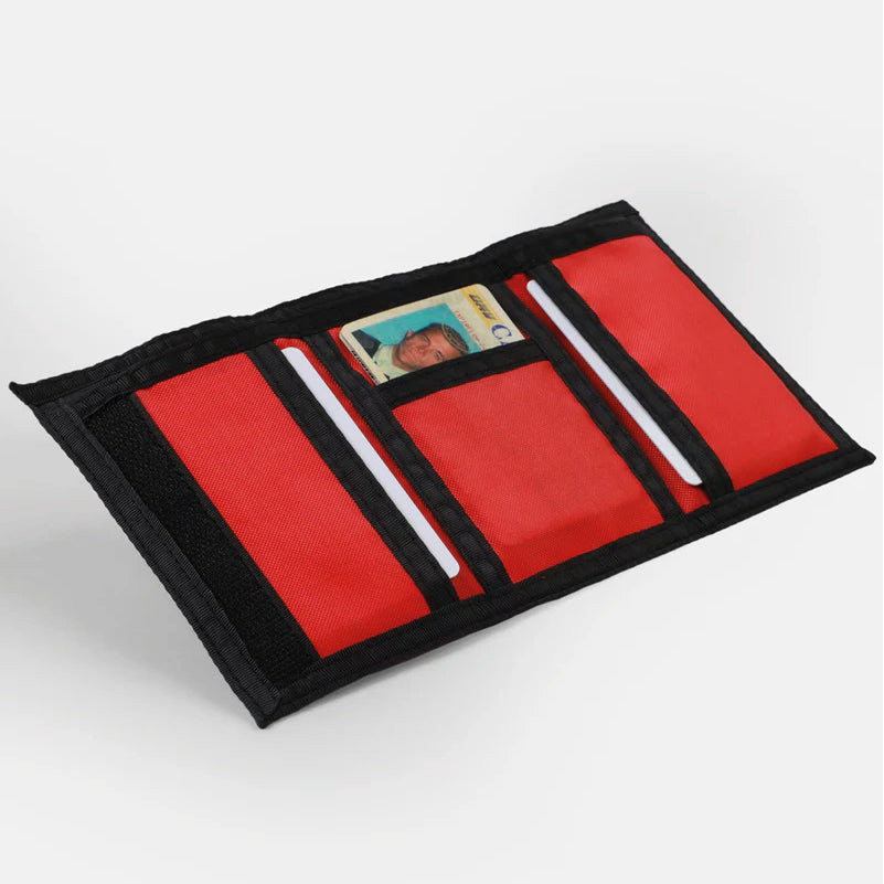 Billetera Thrasher Skatemag Velcro Red