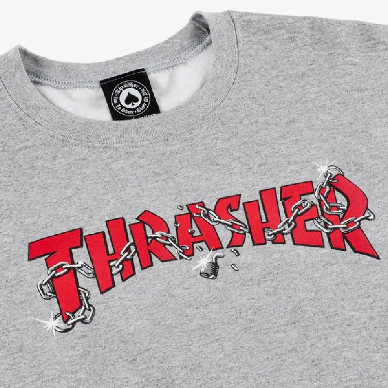 Buso Thrasher Chains By Daniel Shepard Crewneck