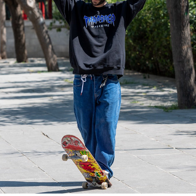 Buso Thrasher Jagged Logo Crewneck