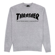 Buso Thrasher Skate Mag Grey Crewneck