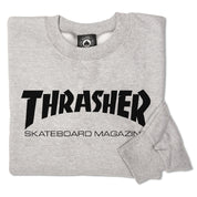 Buso Thrasher Skate Mag Grey Crewneck