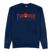 Buso Thrasher x Spitfire BigHead Outline Crewneck