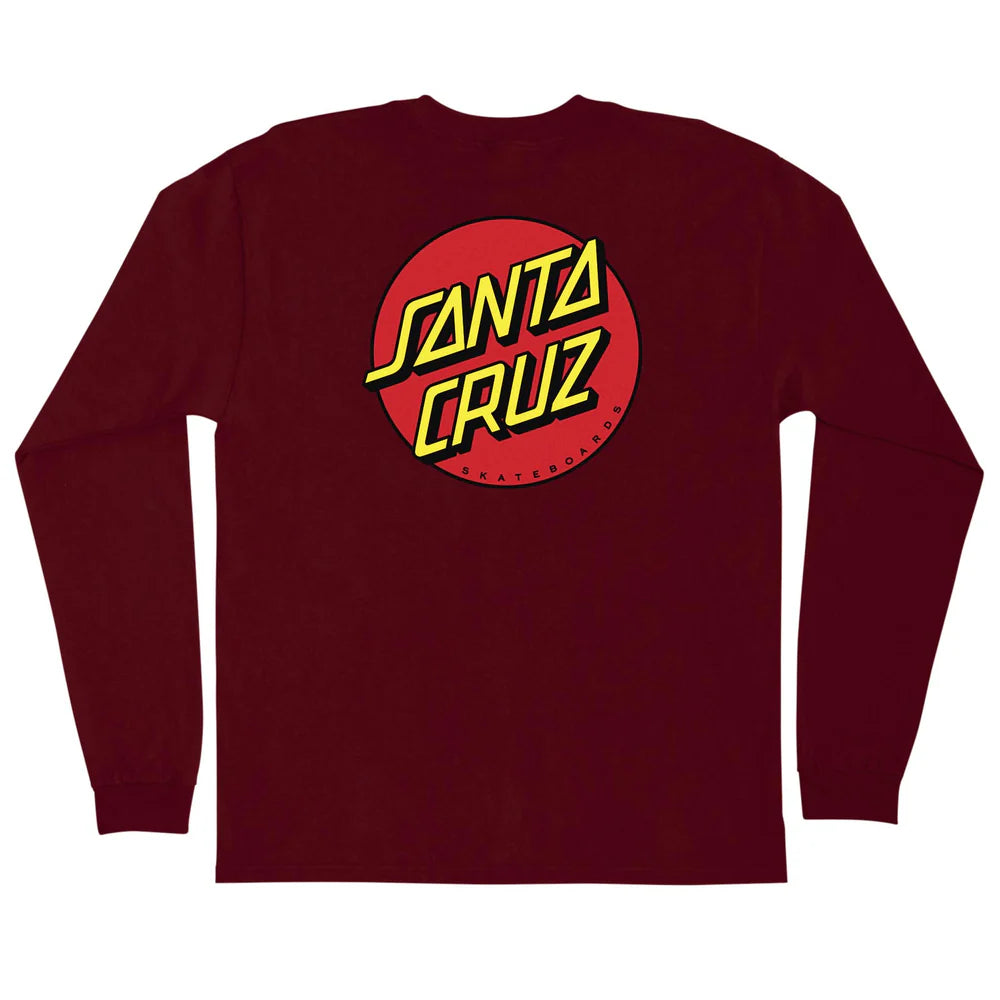 Camibuso Santa Cruz Classic Dot Maroon