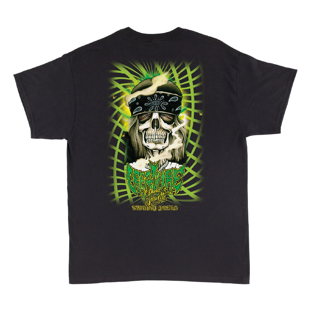 Camiseta Creature Gravette Hippie Skull