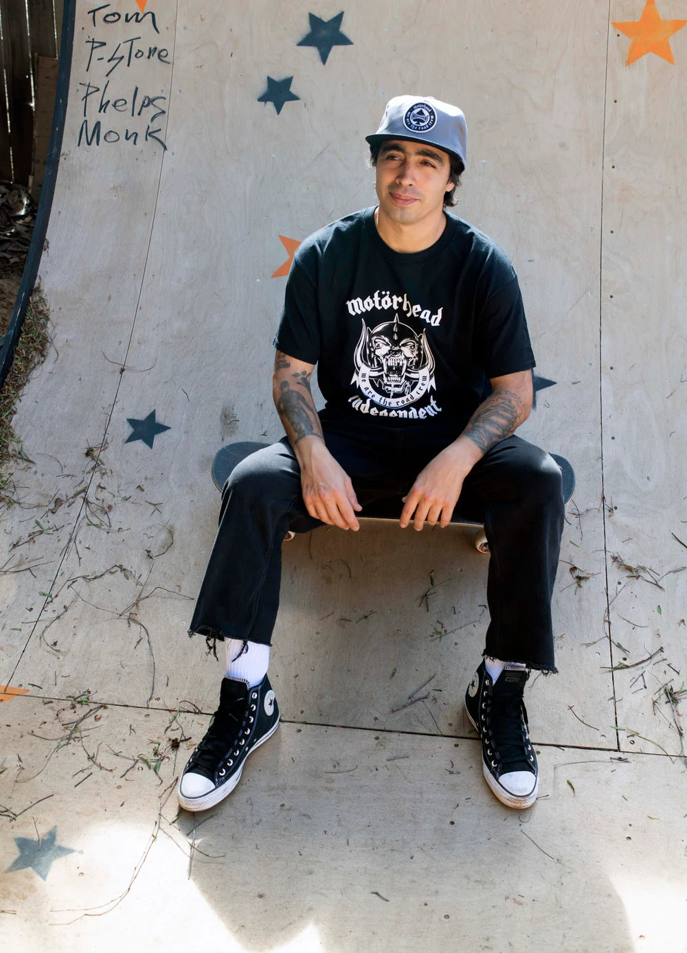Camiseta Independent x Motörhead Warpig Black