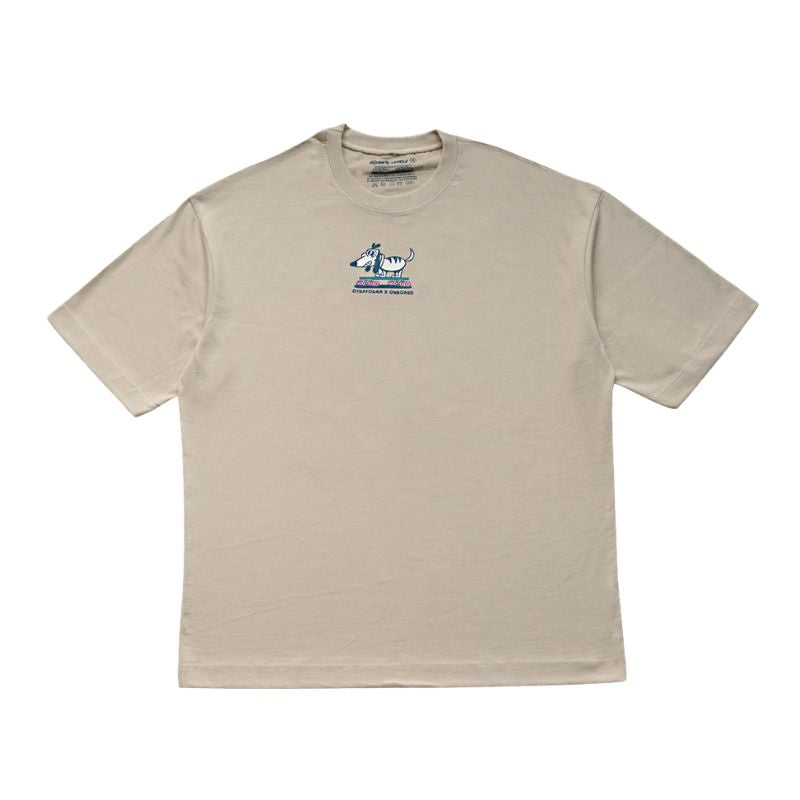 Camiseta Otra Forma x On Board Aguante la Pela Beige