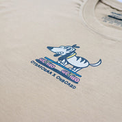 Camiseta Otra Forma x On Board Aguante la Pela Beige