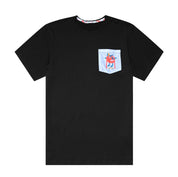 Camiseta Pegatina Criolla x On Board Shop Negra