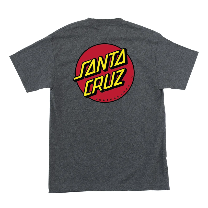 Camiseta Santa Cruz Classic Dot Charcoal