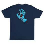 Camiseta Santa Cruz Screaming Hand Navy