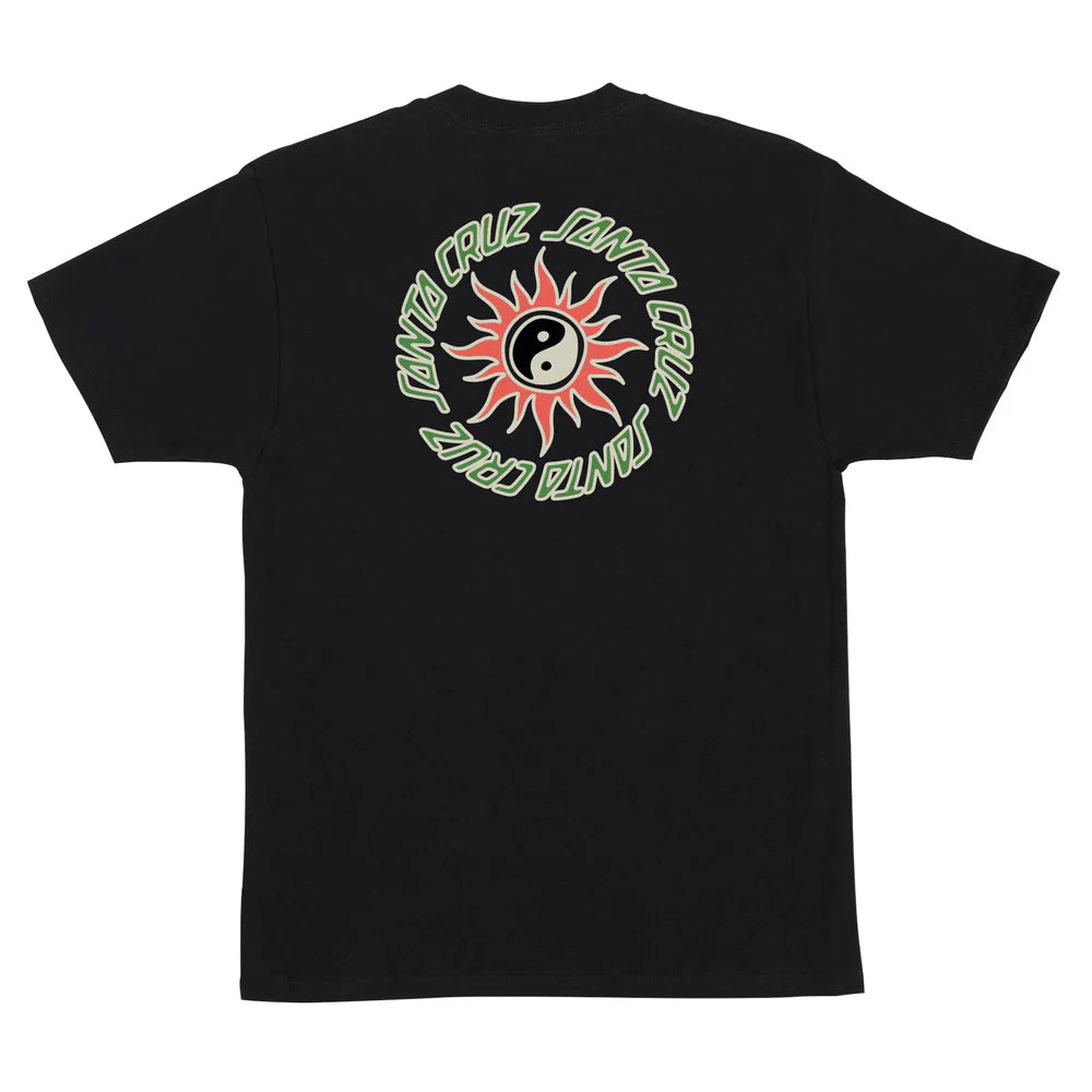 Camiseta Santa Cruz Sol Spiral Black