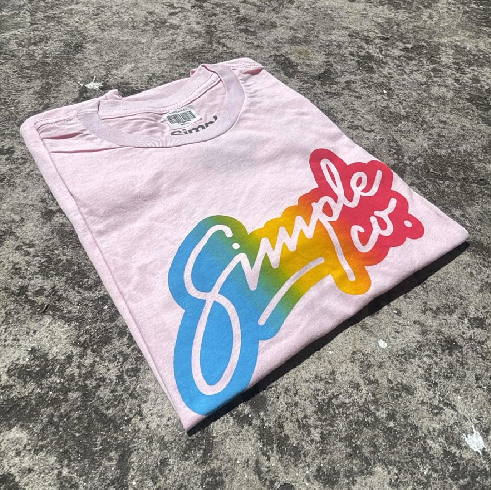 Camiseta Simple Co Duo Tono Pink