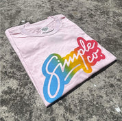 Camiseta Simple Co Duo Tono Pink