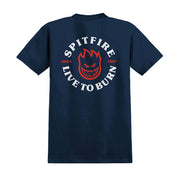 Camiseta Spitfire Live To Burn Classic Navy