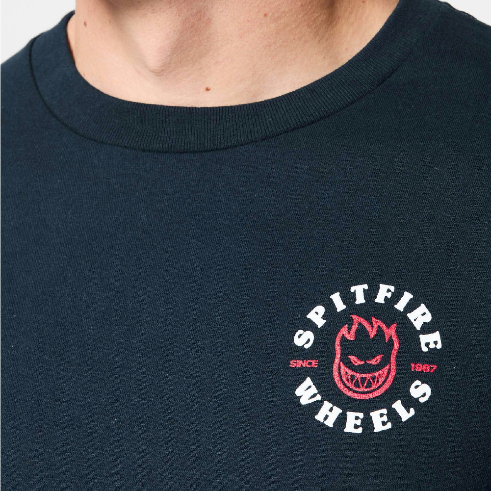 Camiseta Spitfire Live To Burn Classic Navy