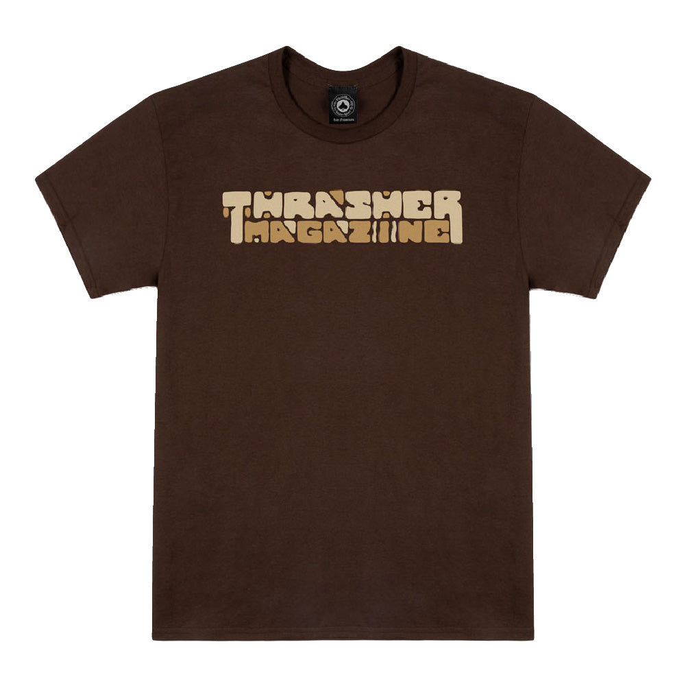 Camiseta Thrasher Blocks Chocolate