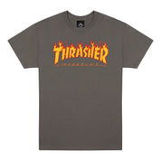 Camiseta Thrasher Flame Charcoal