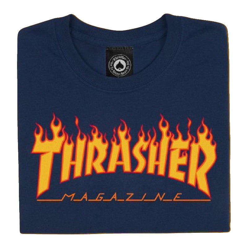 Camiseta Thrasher Flame Navy