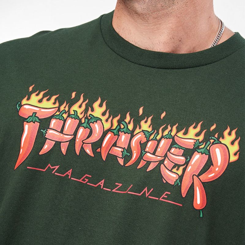 Camiseta Thrasher Fuego Forest
