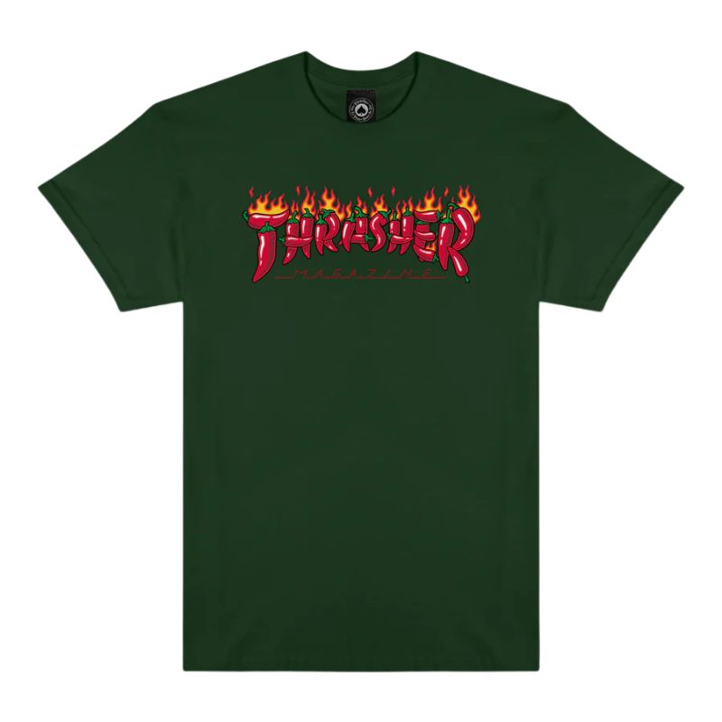 Camiseta Thrasher Fuego Forest