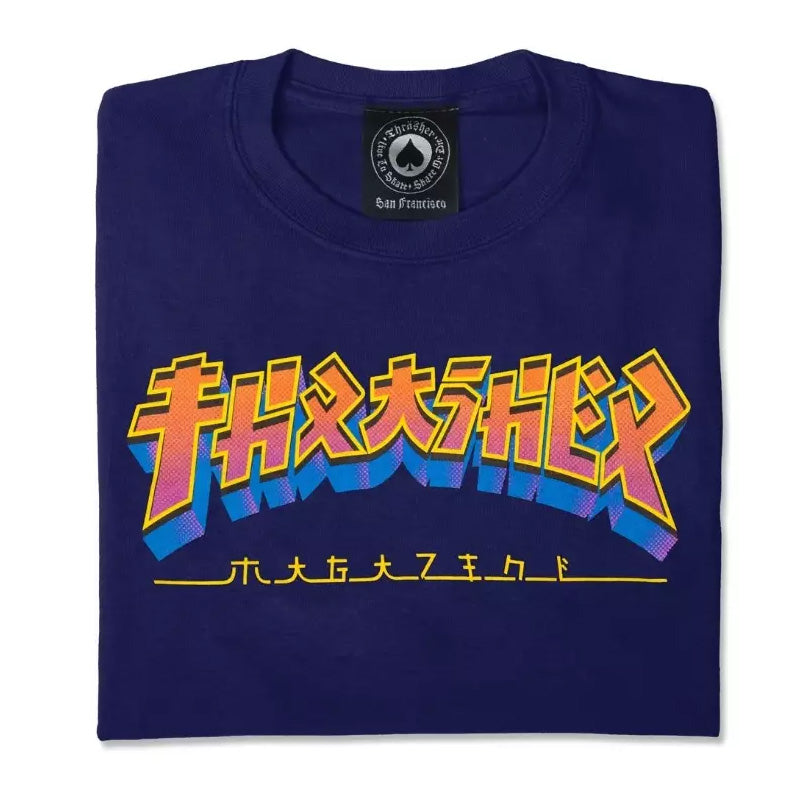 Camiseta Thrasher Godzilla Burst Navy