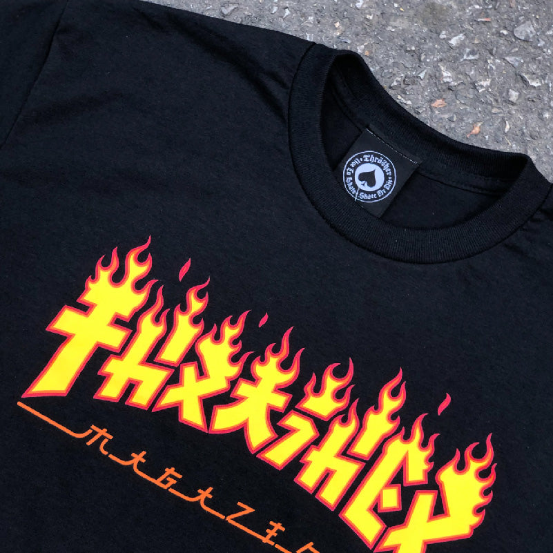 Camiseta Thrasher Godzilla Flame