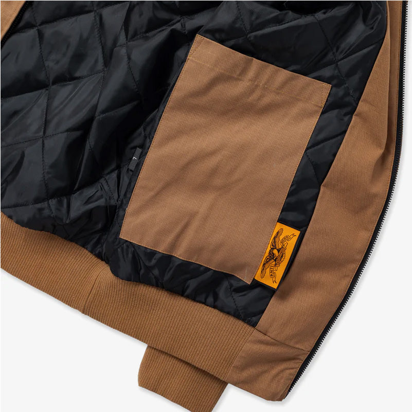 Chaqueta Antihero Basic Eagle Ripstop Brown