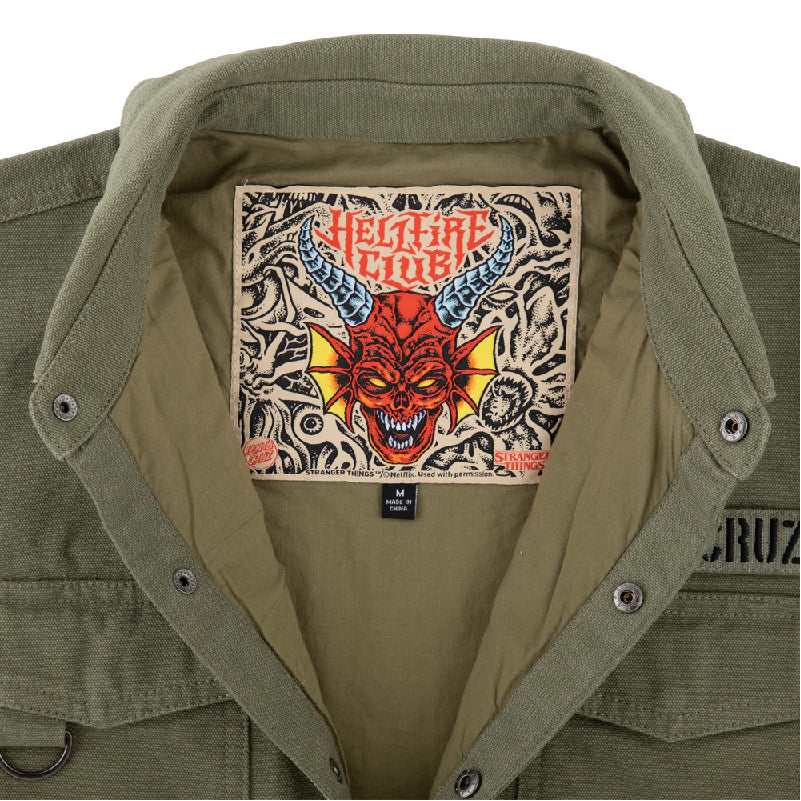 Chaqueta Santa Cruz x Stranger Things Crawl Military