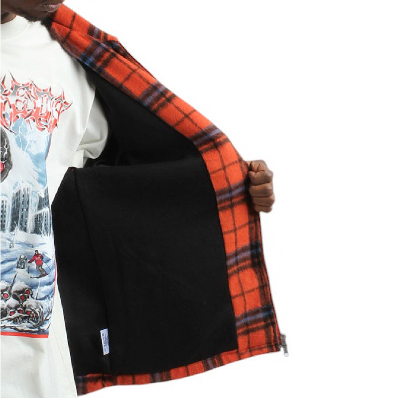 Chaqueta The Hundreds Seville Plaid Orange