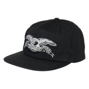 Gorra Antihero Basic Eagle Snapback Black Grey