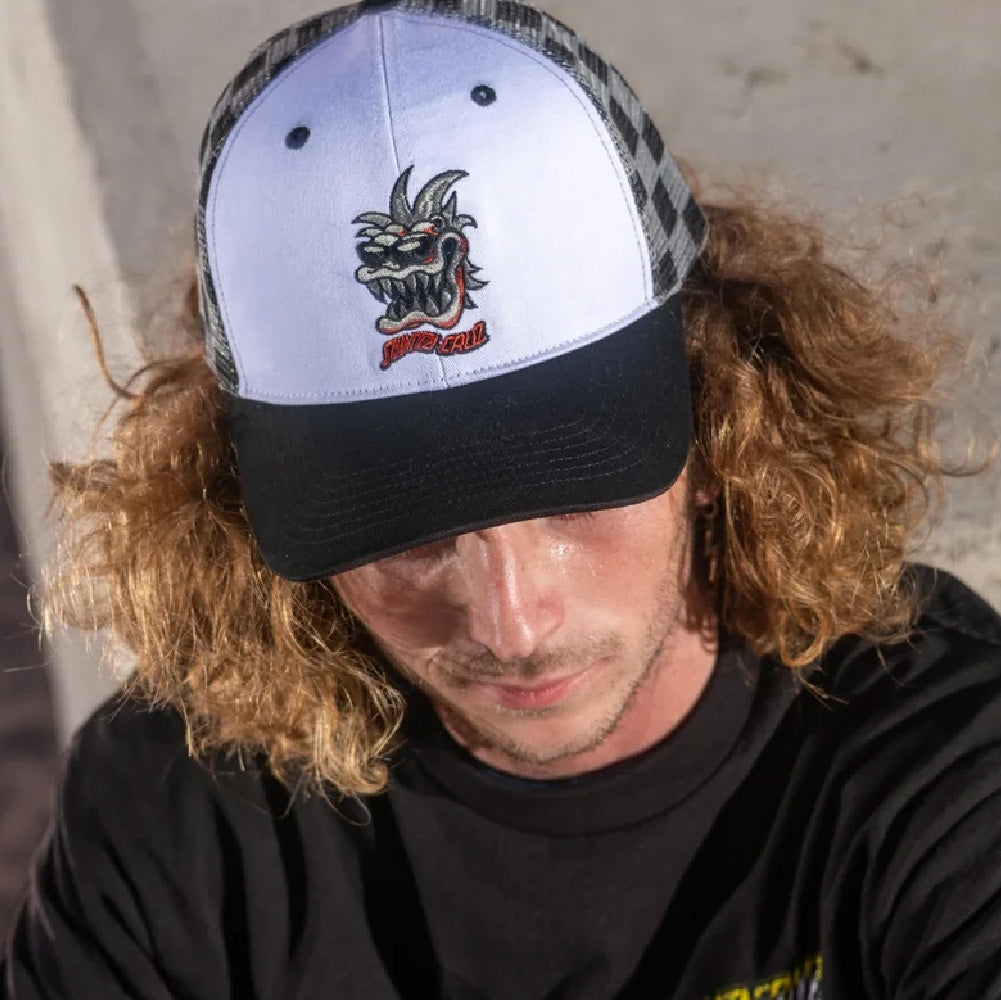 Gorra Santa Cruz Gremlin Mesh Trucker White