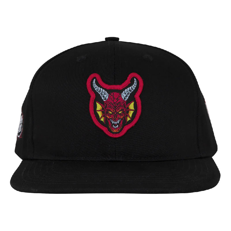 Gorra Santa Cruz x Stranger Things Hellfire Club Black