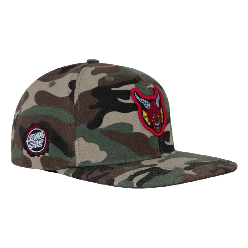 Gorra Santa Cruz x Stranger Things Hellfire Club Camo