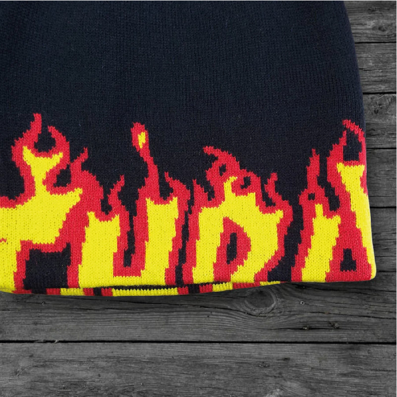 Gorro Thrasher Flame Skully
