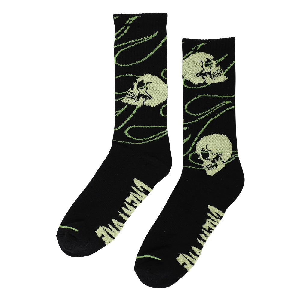 Medias Creature Spiral Skull