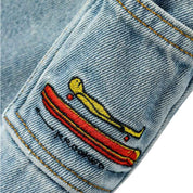 Pantalon Krooked Koffin Carpenter Demin