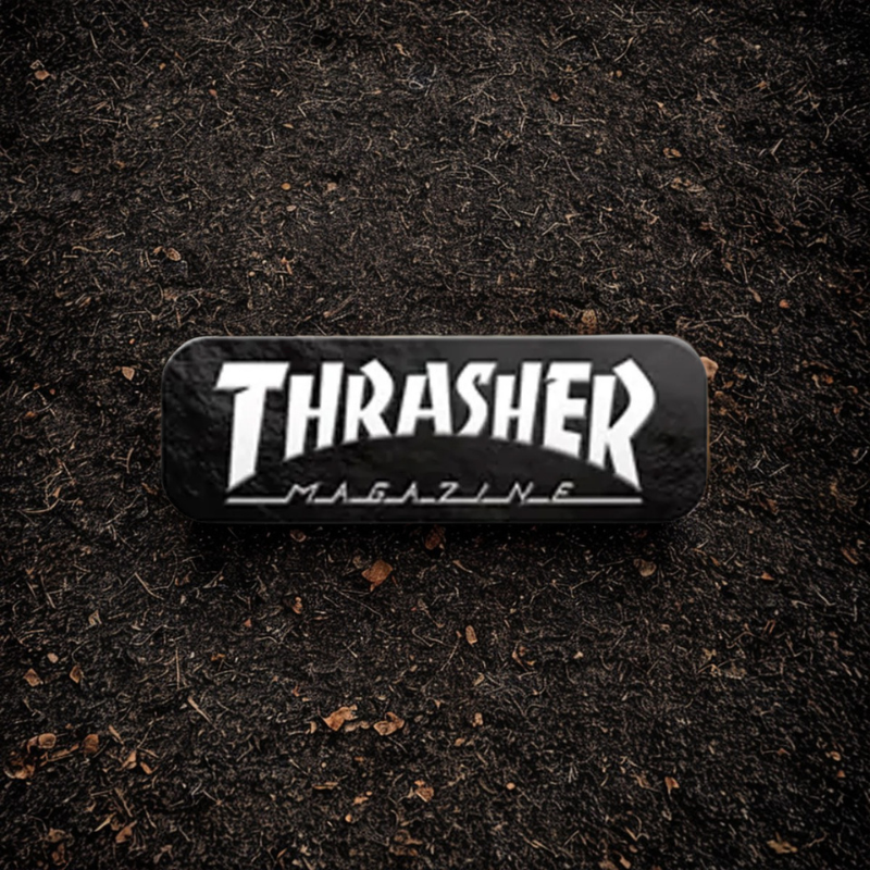 Pin Thrasher Mag Logo
